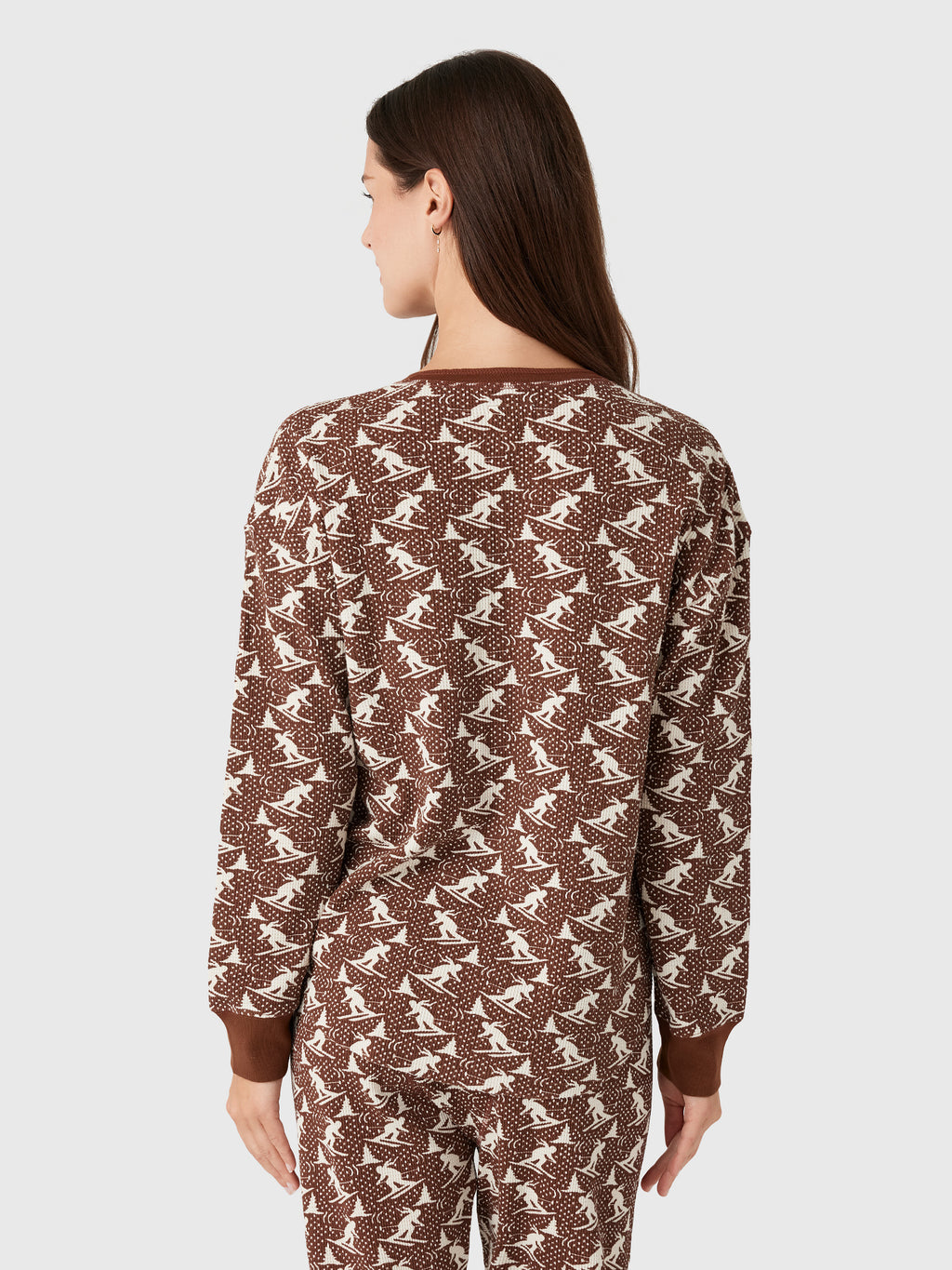 The Great Outdoors Women's The Slope Henley - Saint Bernard