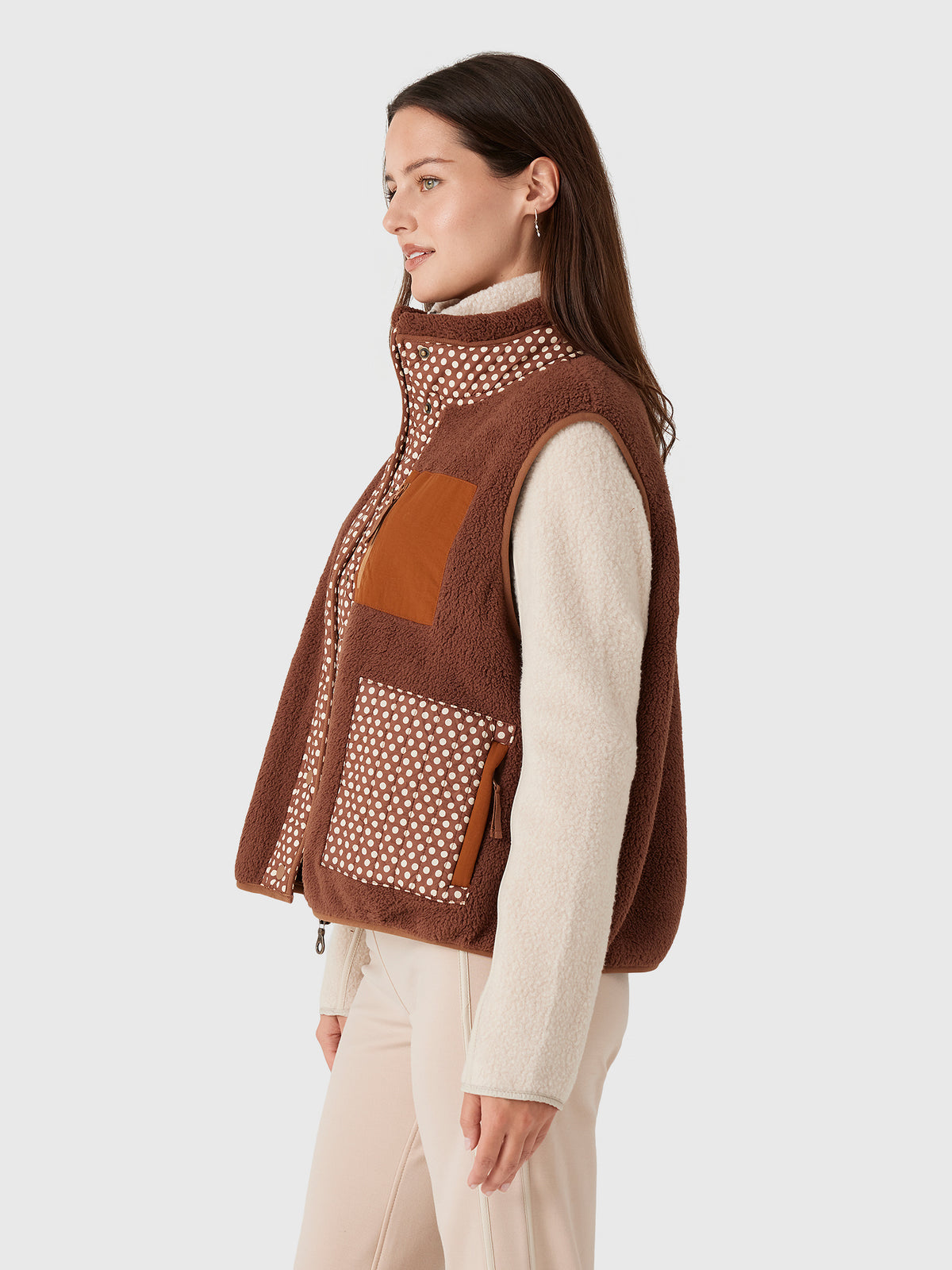 The Great Outdoors Women's The Plush Crosswind Vest - Saint Bernard