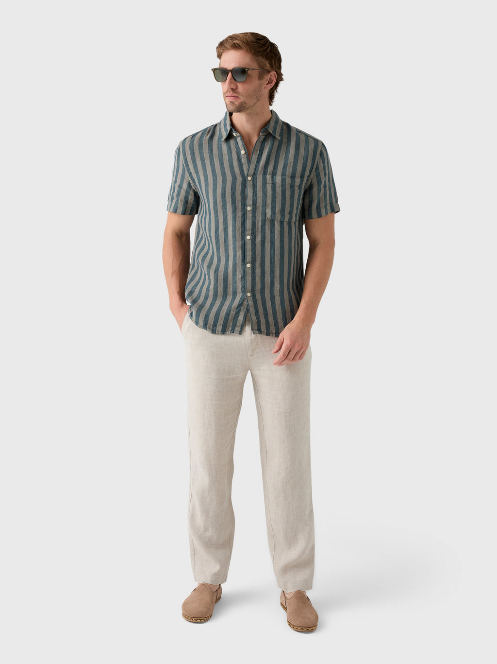 Alex Crane Men's Ola Shirt - Saint Bernard