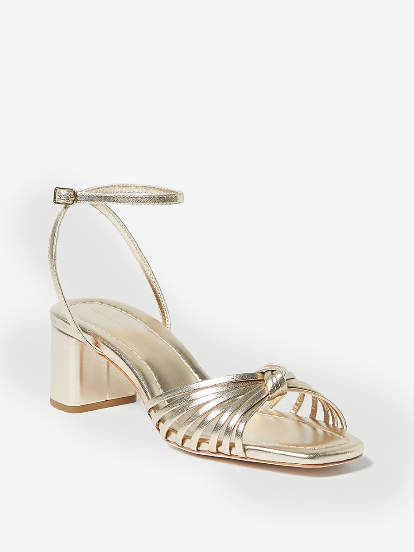 Loeffler Randall Women's Olivia Knot Mid-Heel Sandal - Saint Bernard