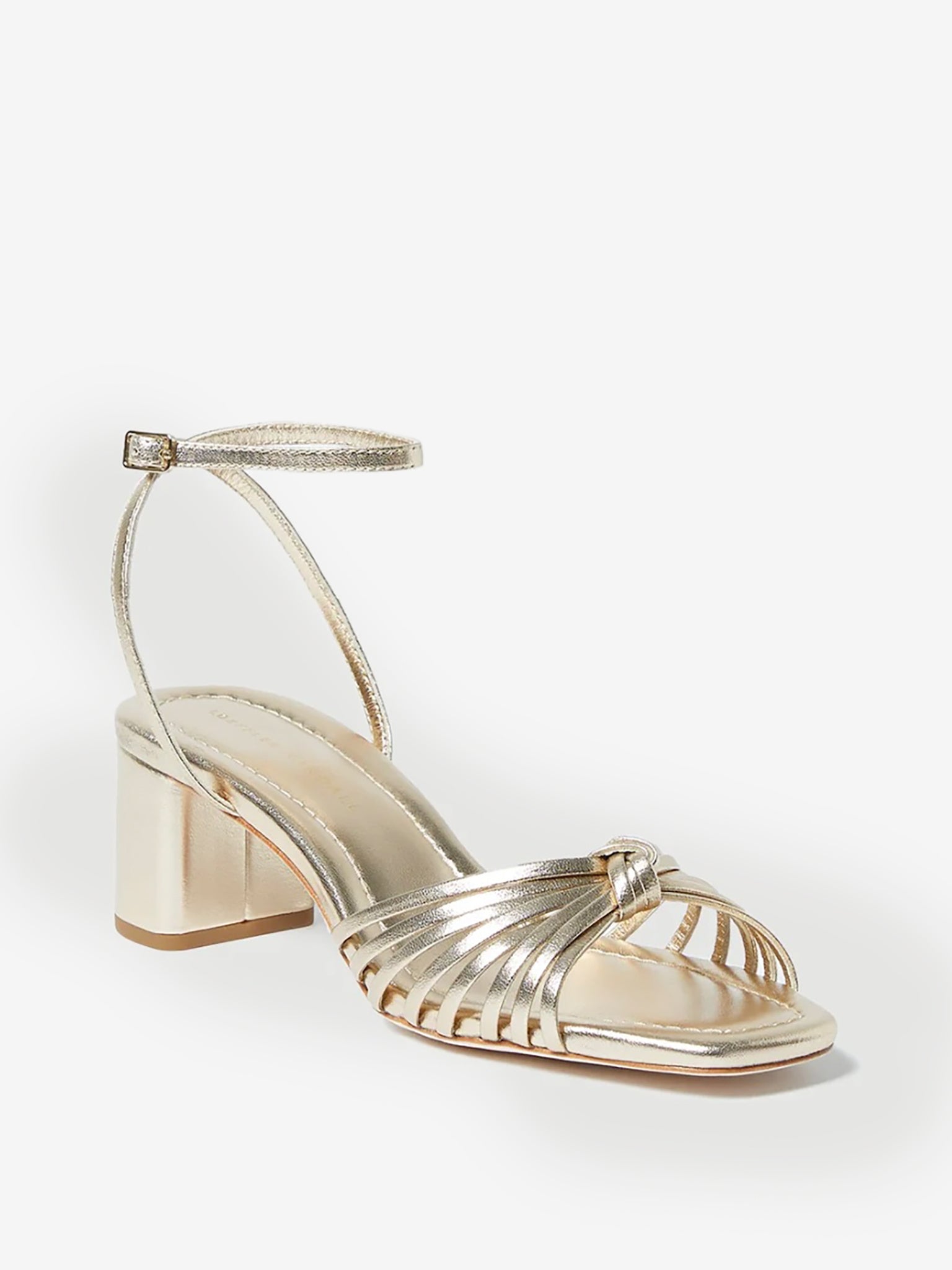 Loeffler Randall Women's Olivia Knot Mid-Heel Sandal - Saint Bernard