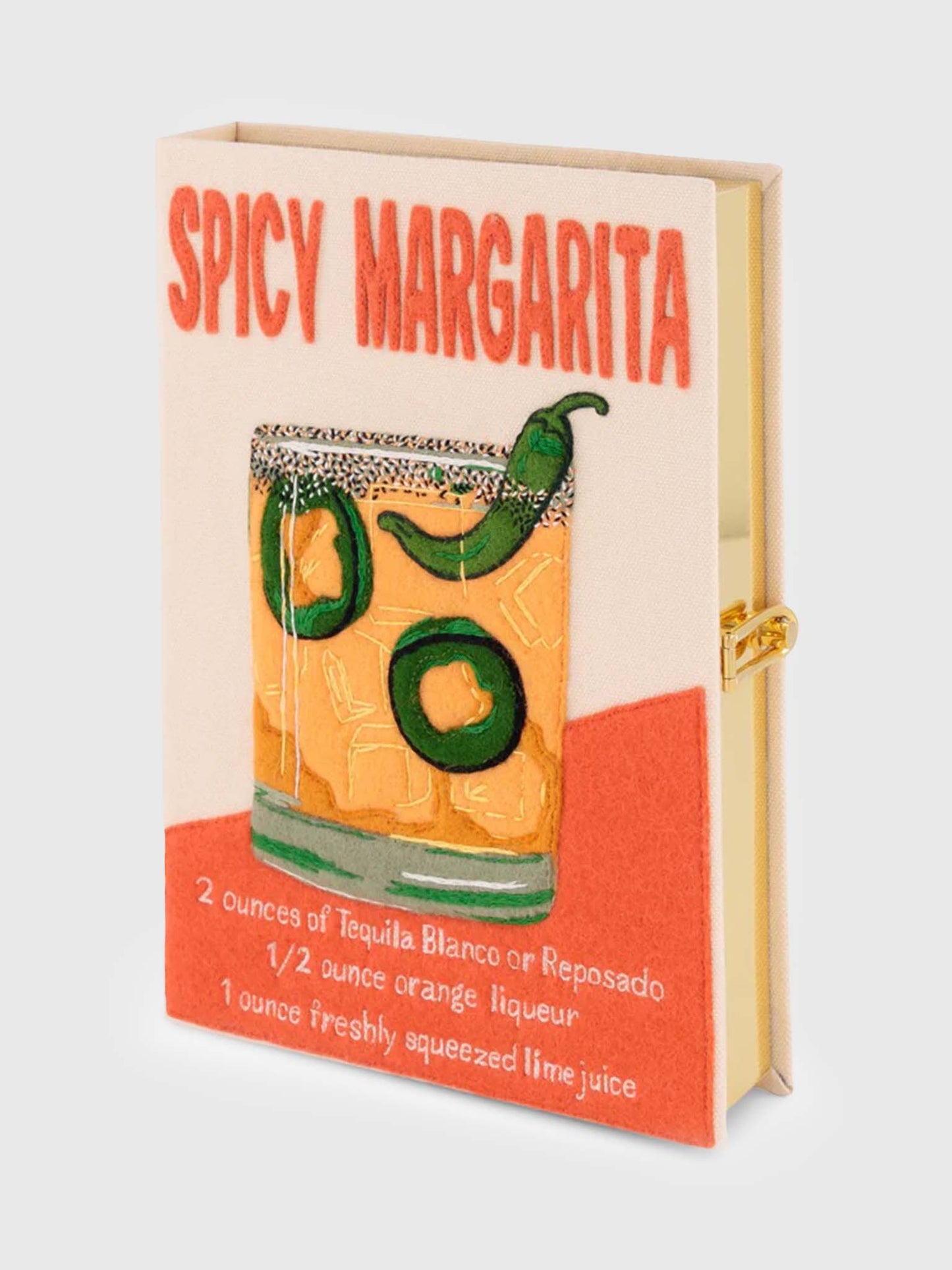 Olympia Le-Tan Spicy Margarita Book Clutch - Saint Bernard