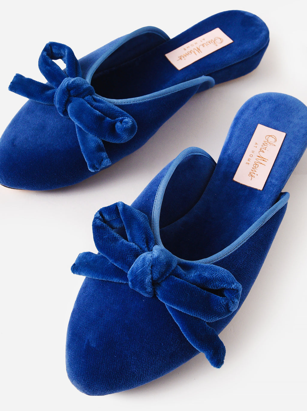Olivia Morris Women's Daphne Bow Slipper - Saint Bernard
