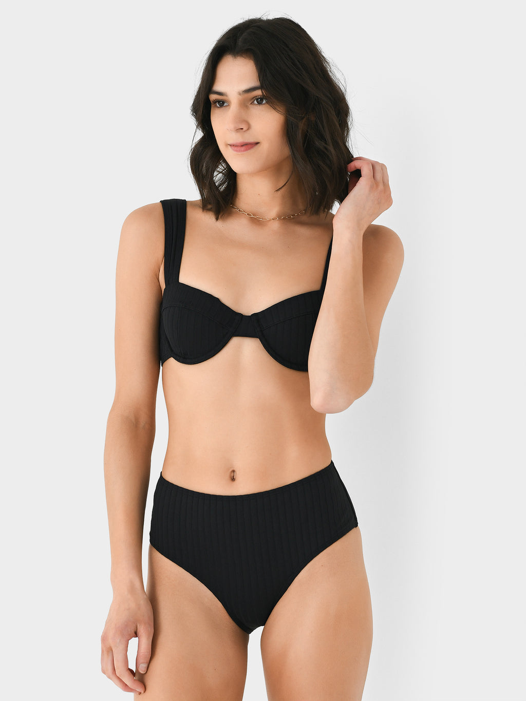Solid + Striped Women's The Lilo Ribbed Bikini Top - Saint Bernard