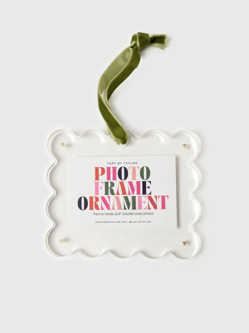 Tart By Taylor Acrylic Picture Frame Ornament