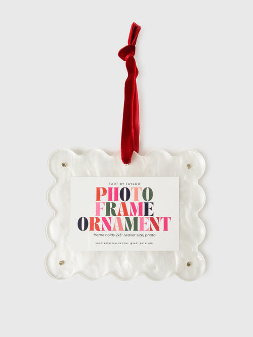Tart By Taylor Acrylic Picture Frame Ornament