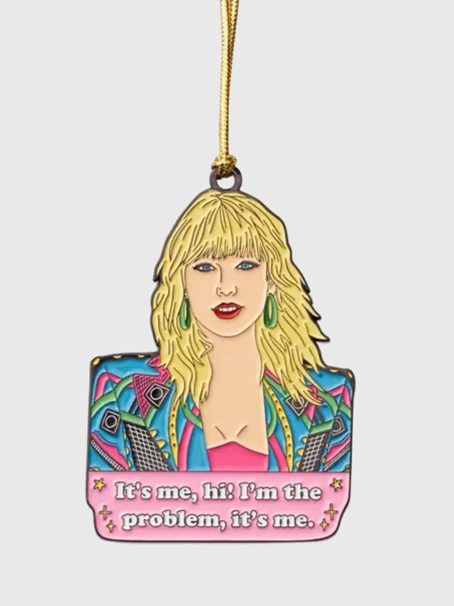 The Found Taylor It's Me, Hi! Enamel Ornament - Saint Bernard