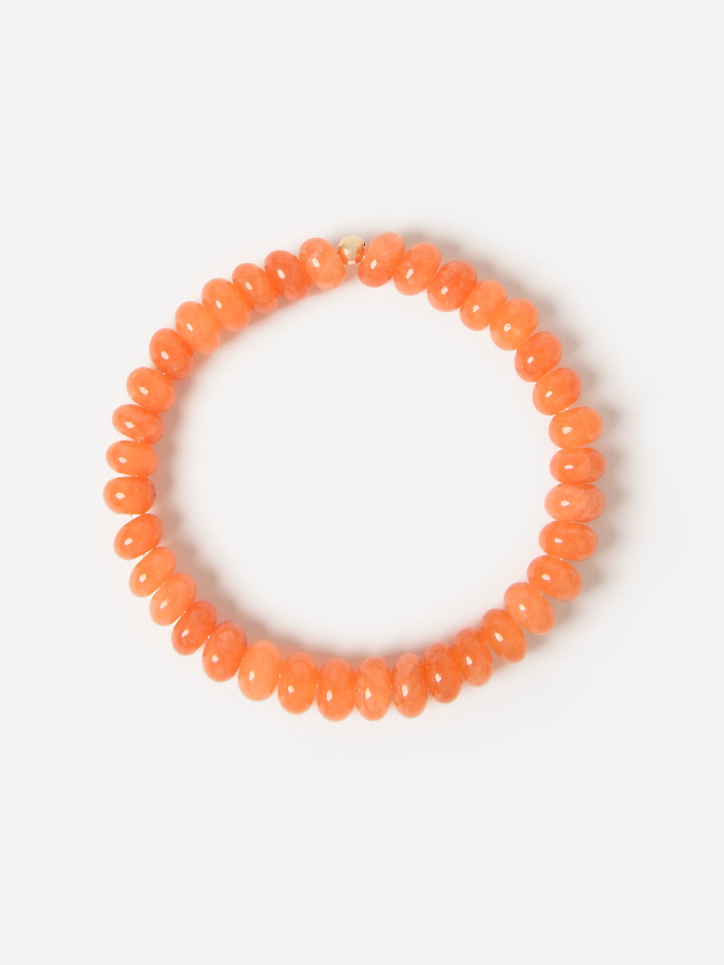 Francie B. Women's Orange Stretch Bracelet