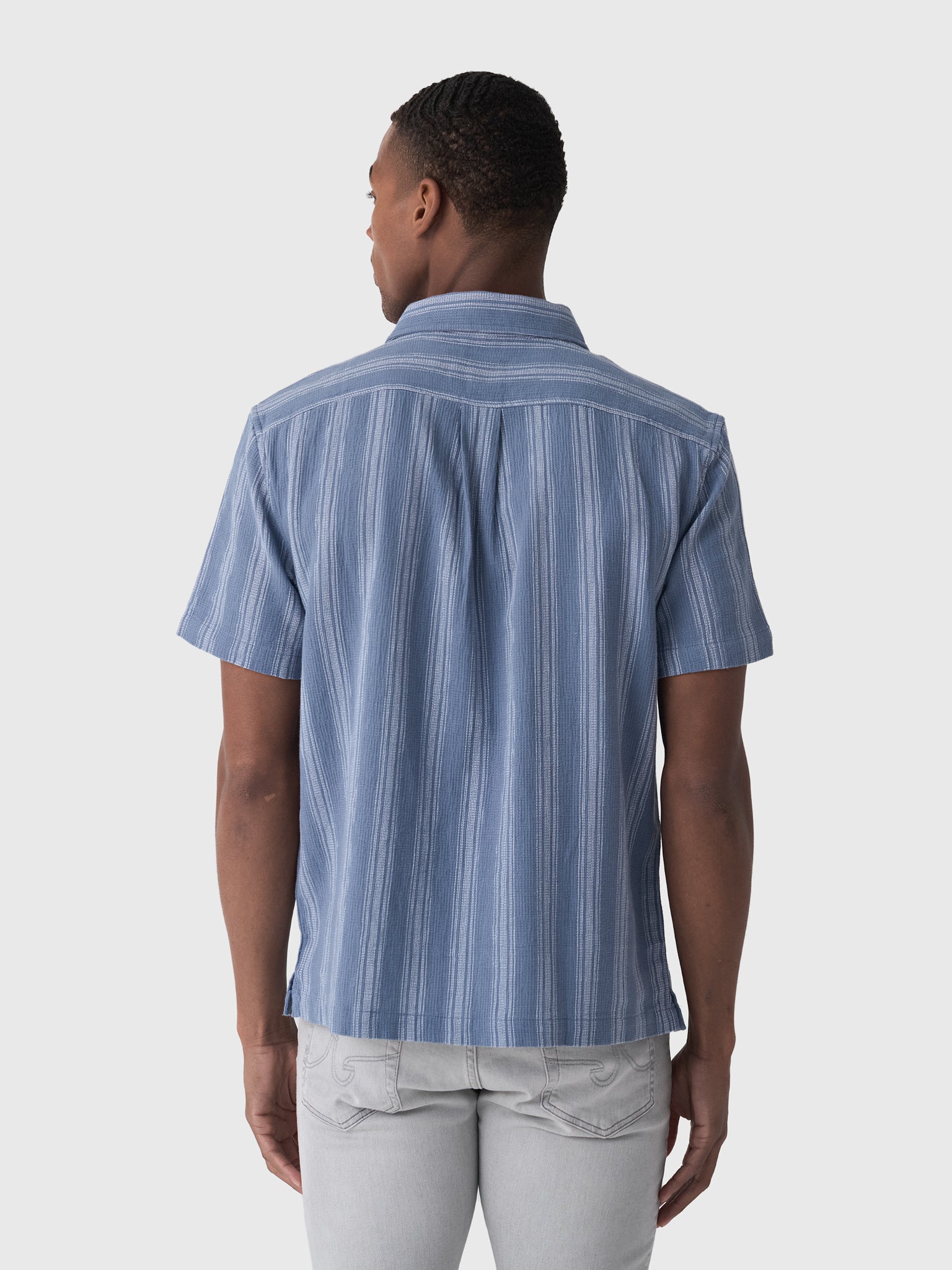 Fair Harbor Men's Oasis Textured Shirt - Saint Bernard