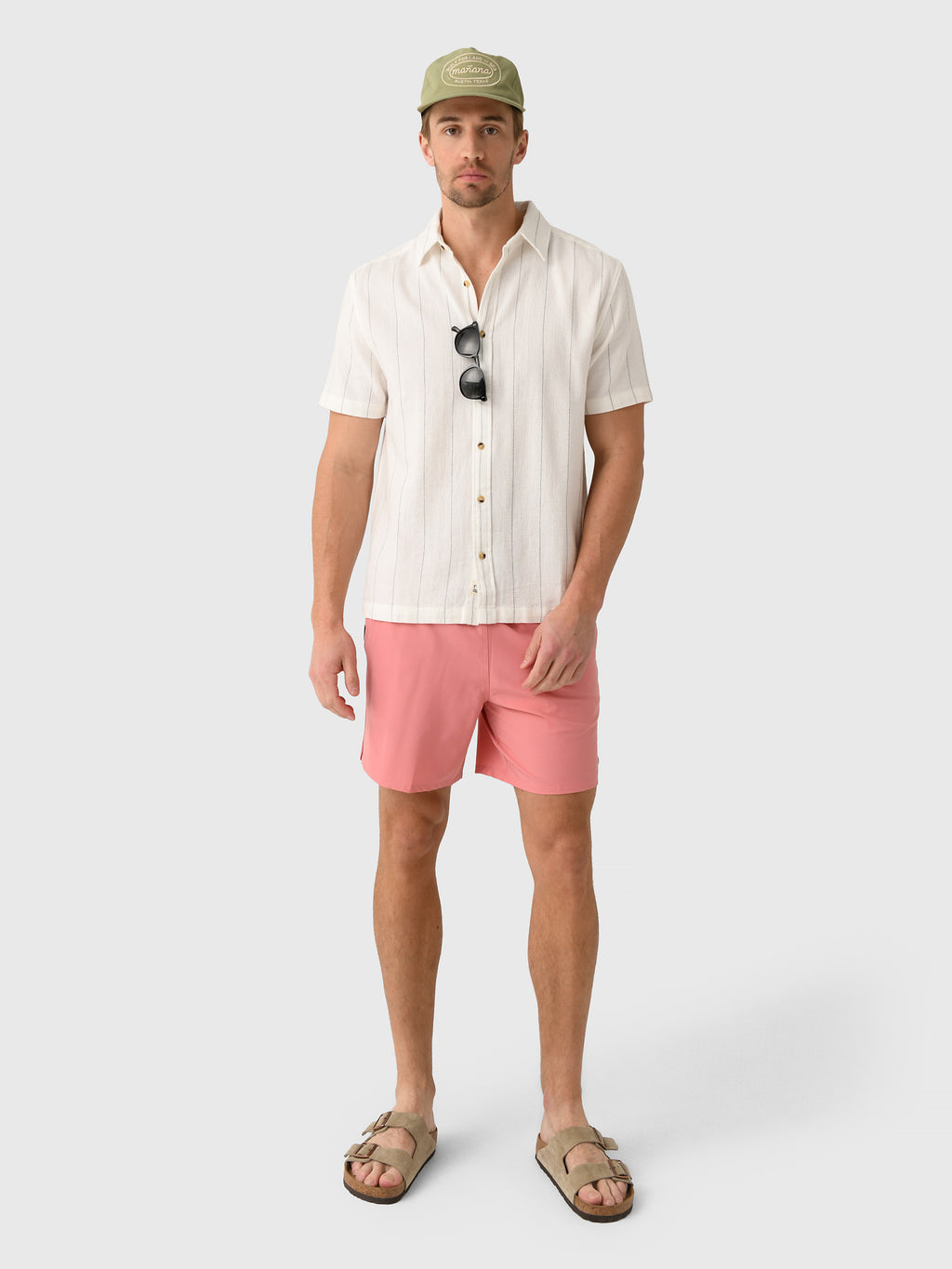Fair Harbor Men's Oasis Textured Shirt - Saint Bernard