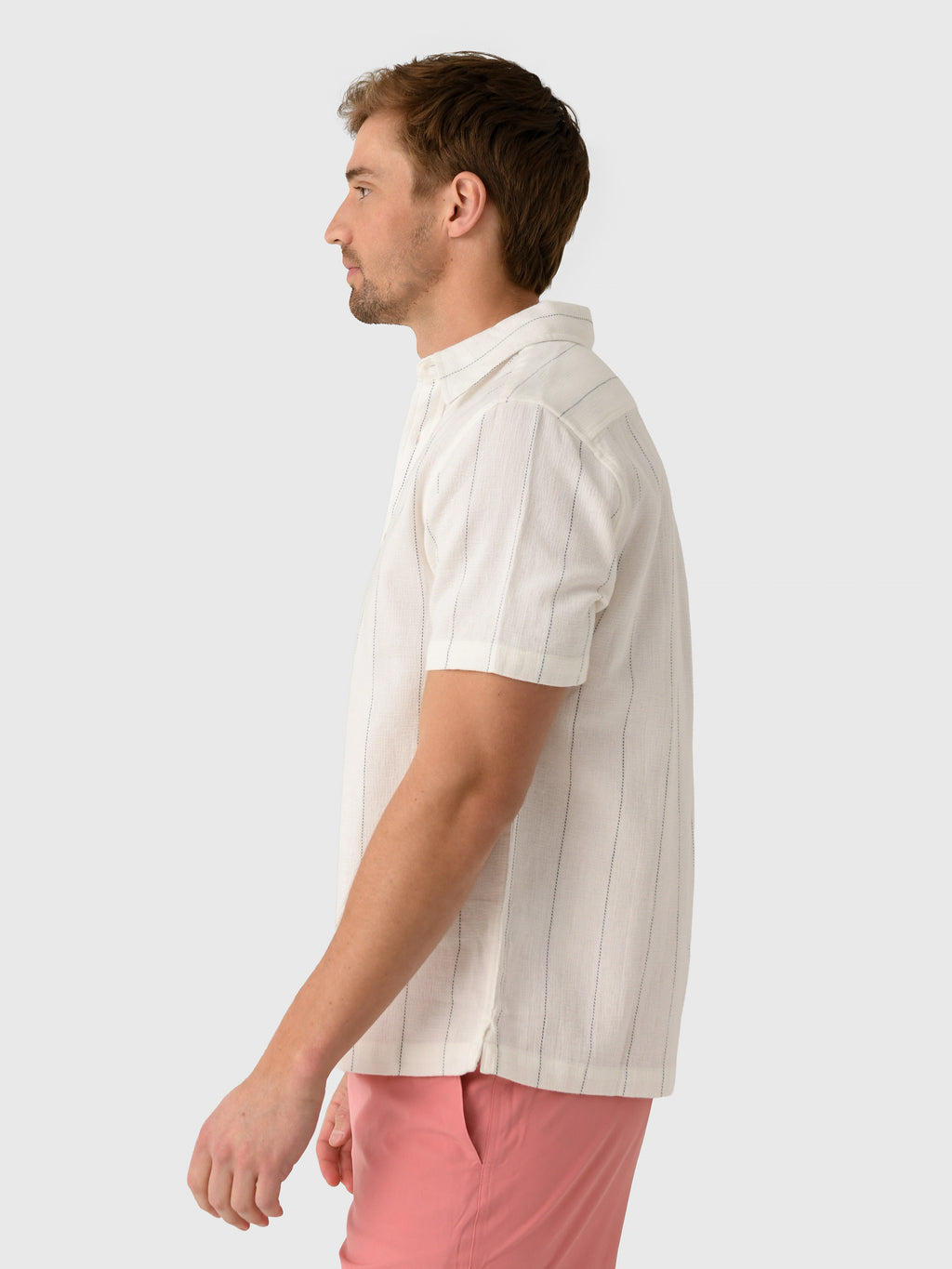 Fair Harbor Men's Oasis Textured Shirt - Saint Bernard