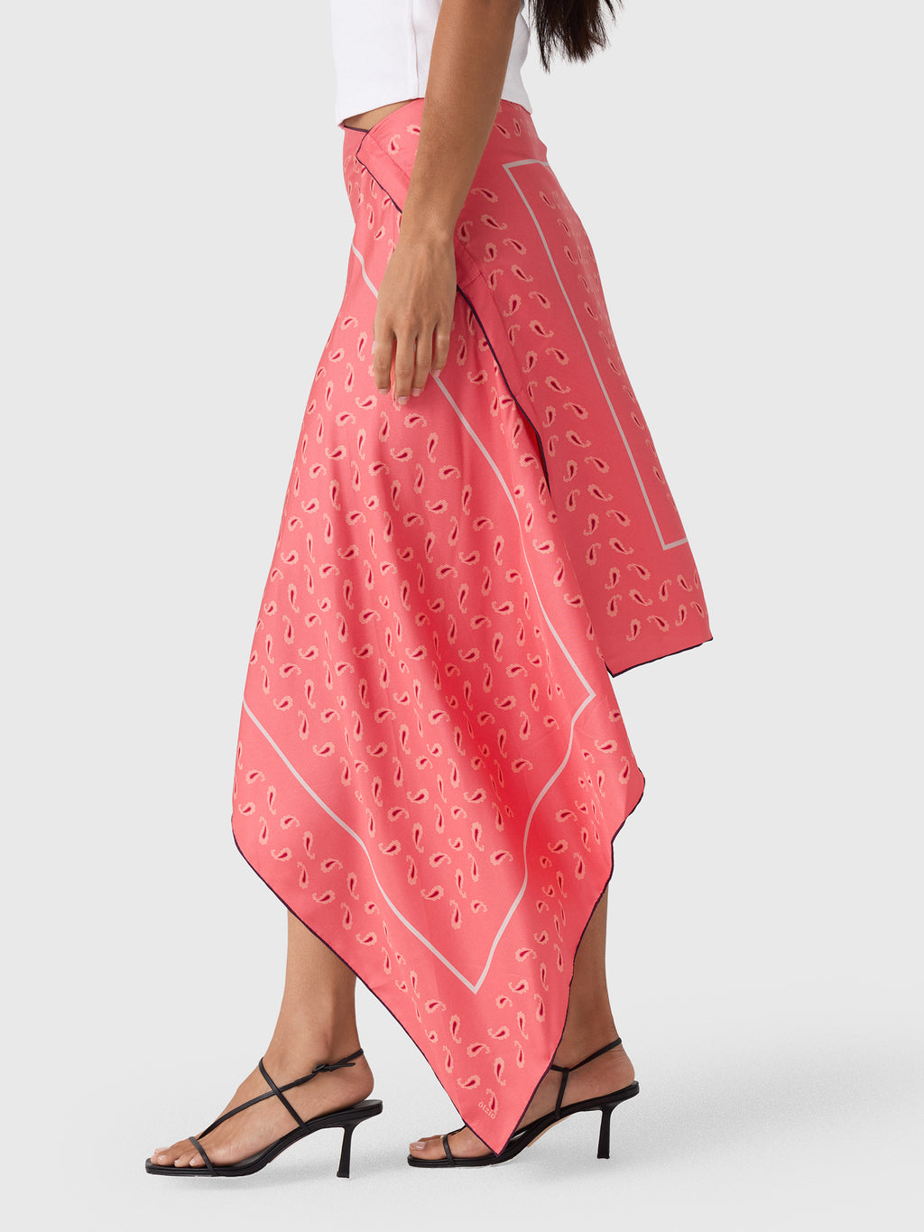 Otzio Women's Asymmetrical Scarf Skirt