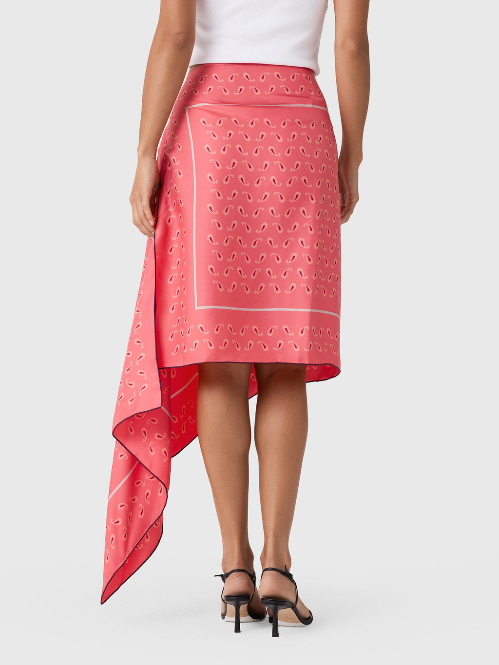 Otzio Women's Asymmetrical Scarf Skirt