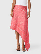 Otzio Women's Asymmetrical Scarf Skirt - Saint Bernard