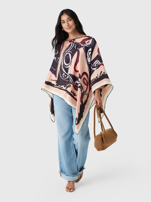 Otzio Women's Boat Neck Scarf Top