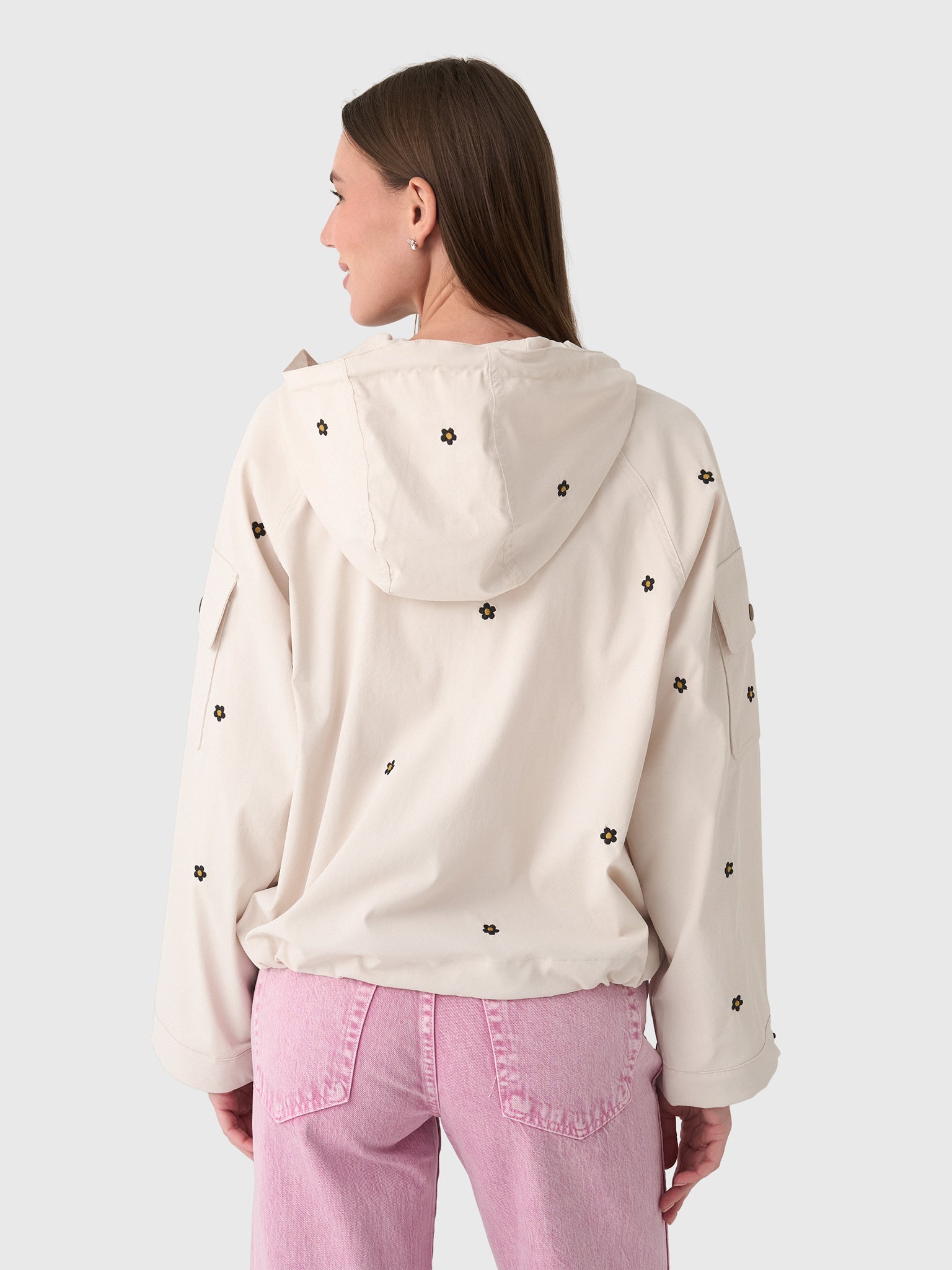 The Great Women's The Embroidered Cropped Trailhead Pullover - Saint Bernard