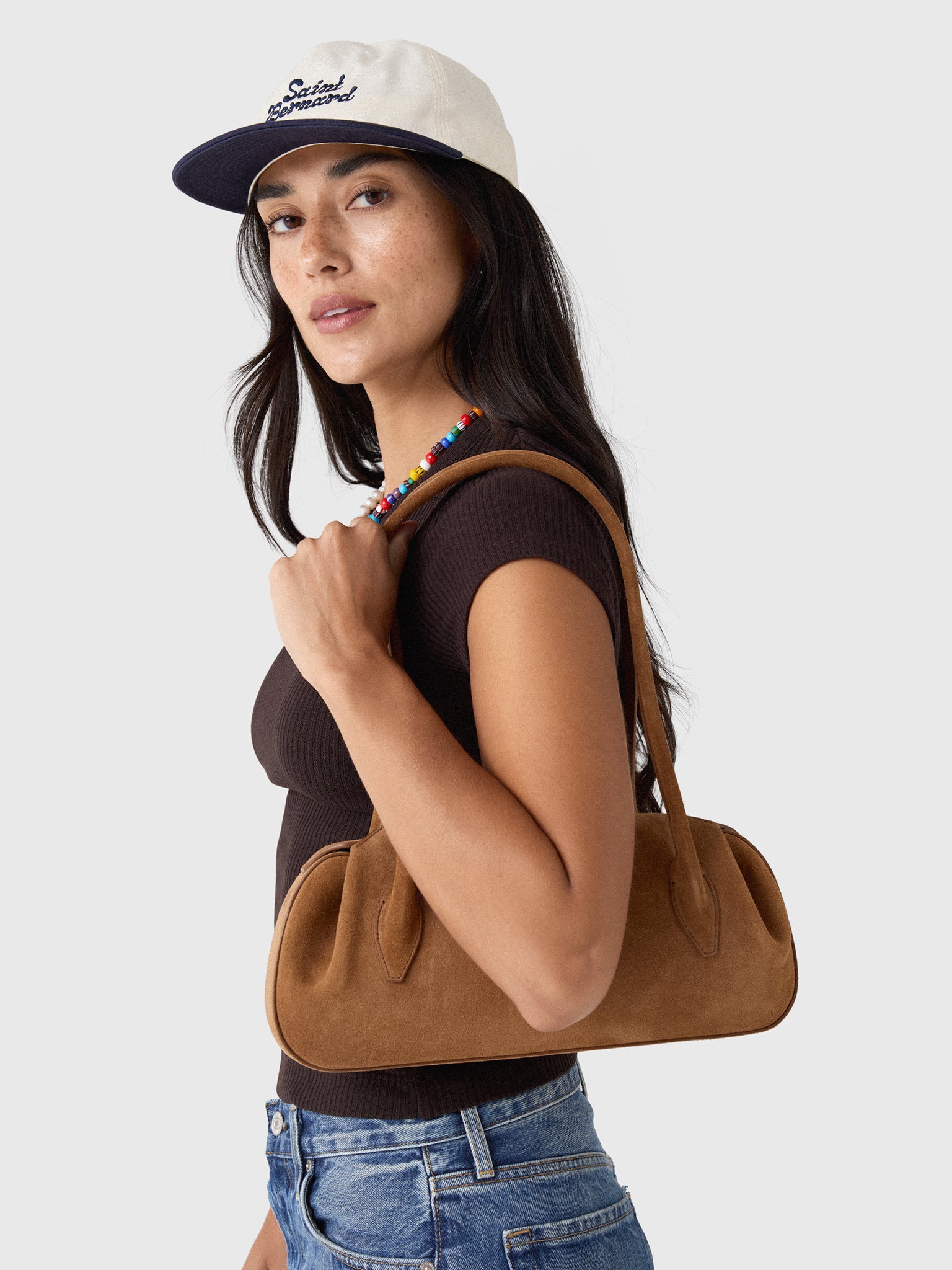 Yuzefi Oyster Shoulder Bag - Saint Bernard
