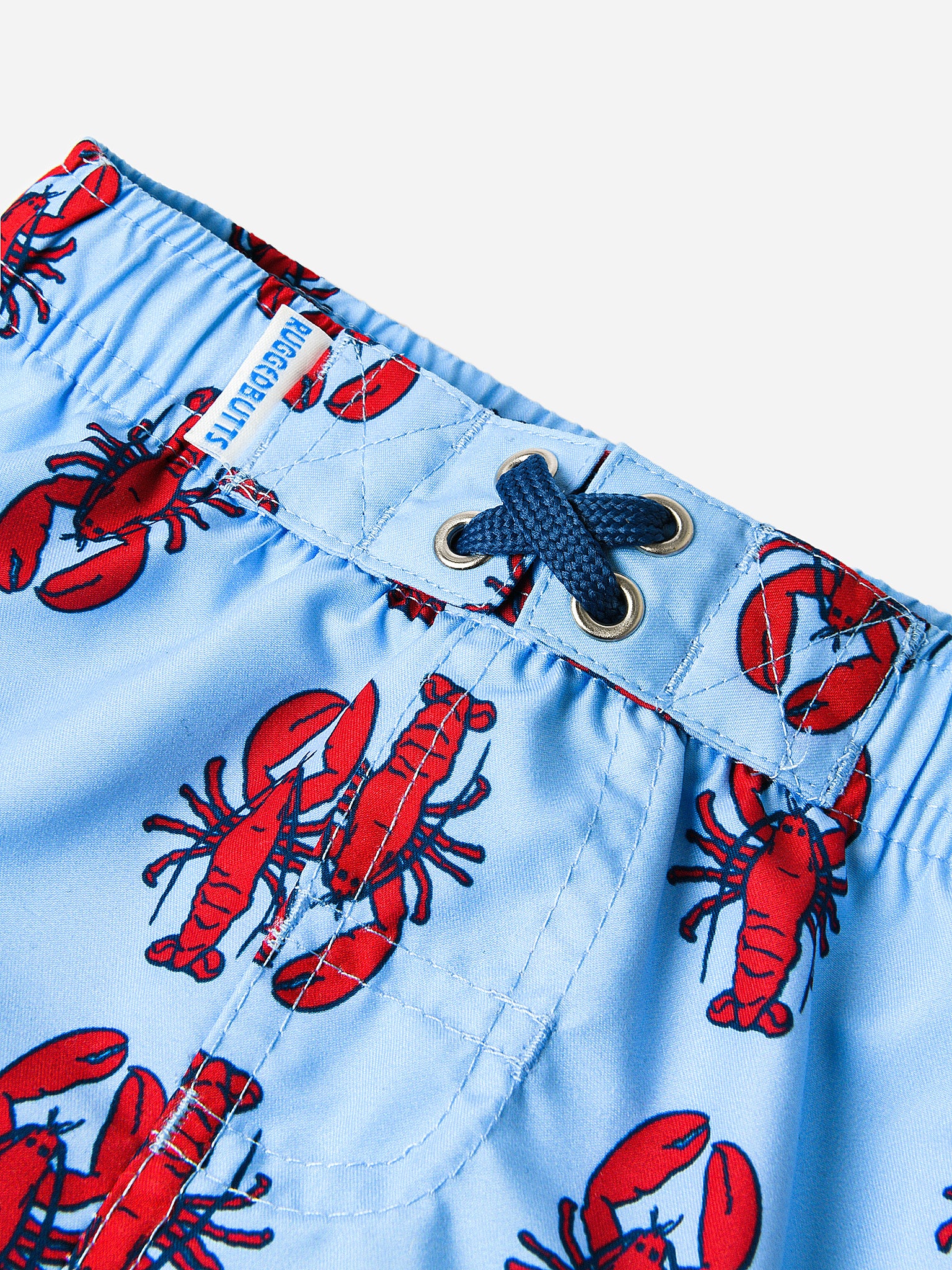 Rufflebutts Boys' My Little Lobster Swim Trunk