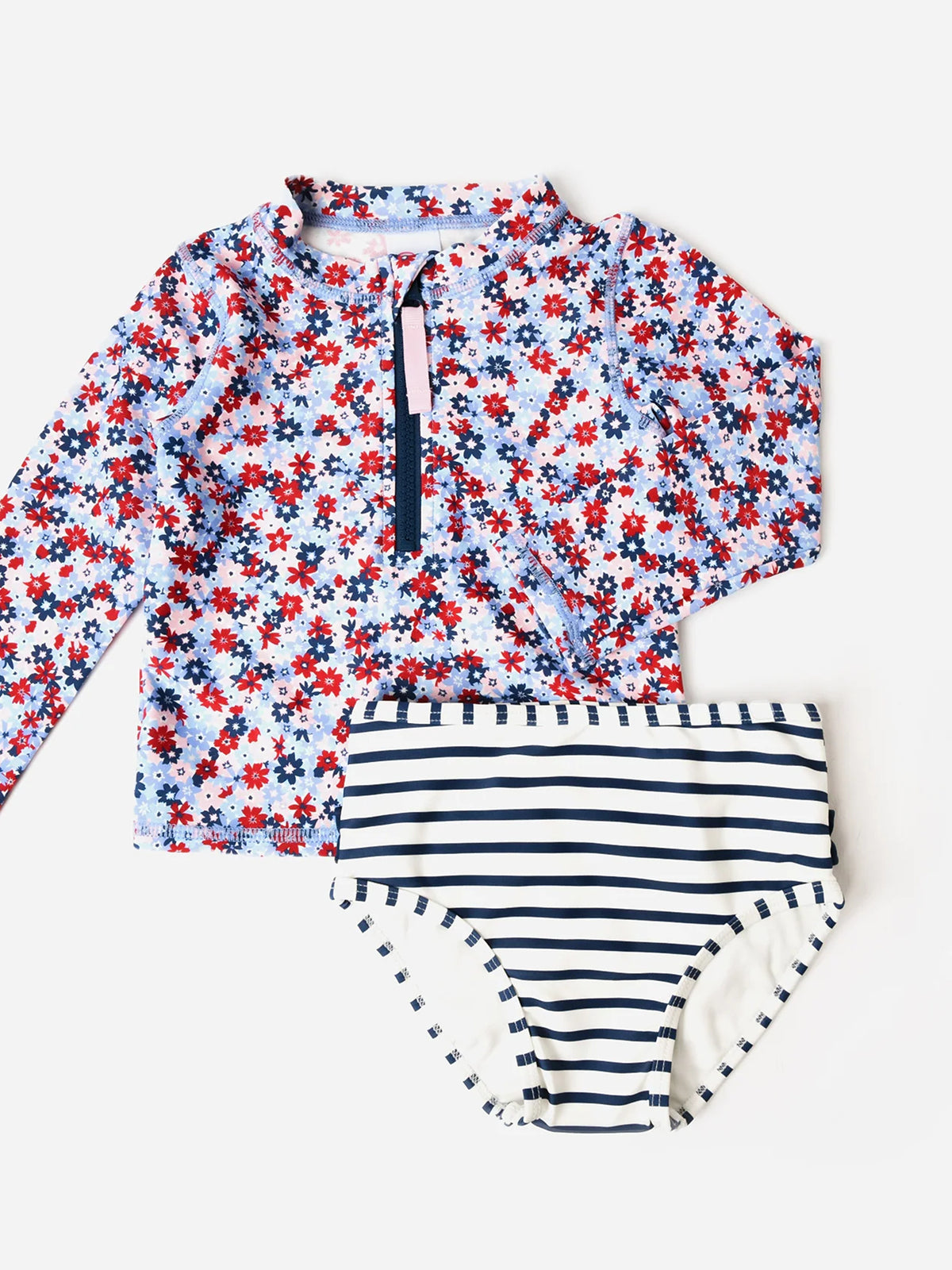 Rufflebutts Rash Guard Rufflebutts Girls' Long Sleeve Rash Guard Set – saintbernard.com