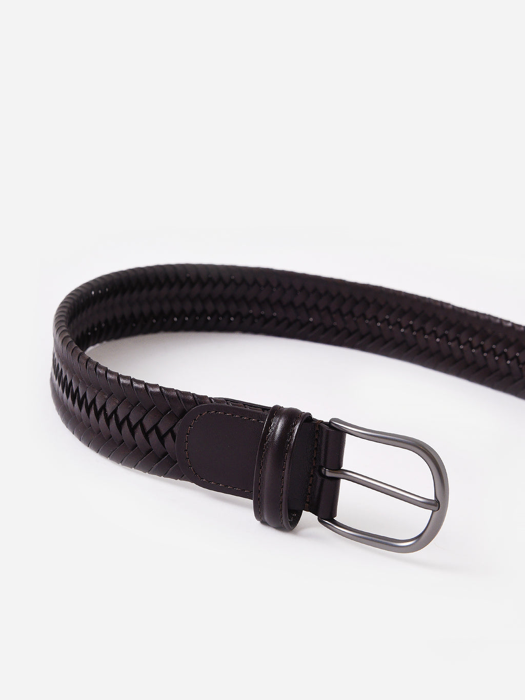 Andersons Men's Woven Leather Belt - Saint Bernard