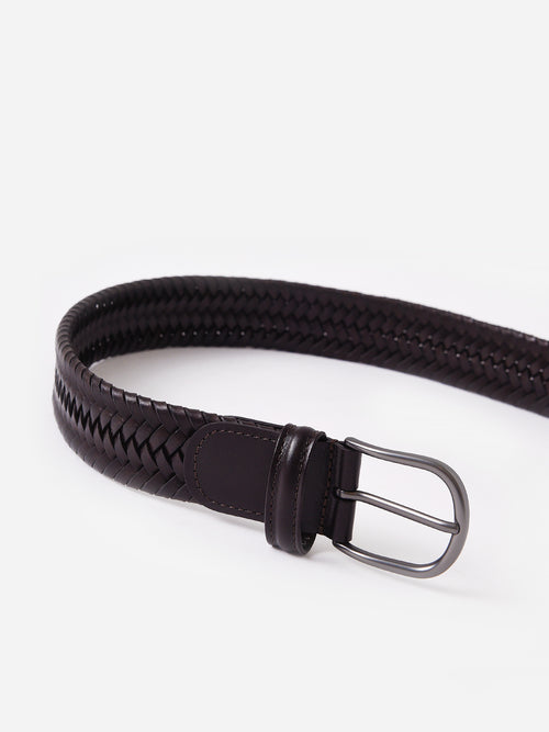 Andersons Men's Woven Leather Belt