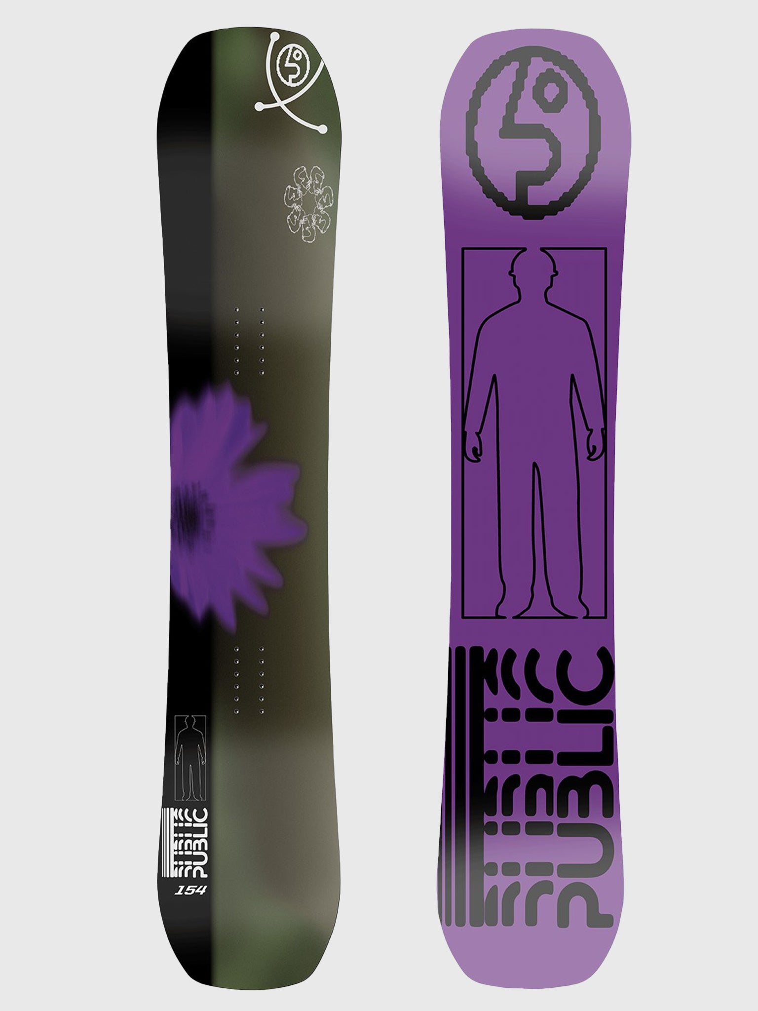 Public Snowboards Statement Men's Snowboard 2025 - Saint Bernard