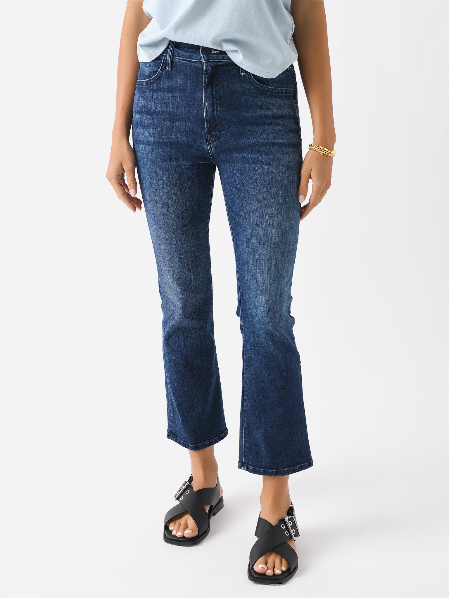Mother Women's Petites The Lil' Hustler Ankle Jean - Saint Bernard