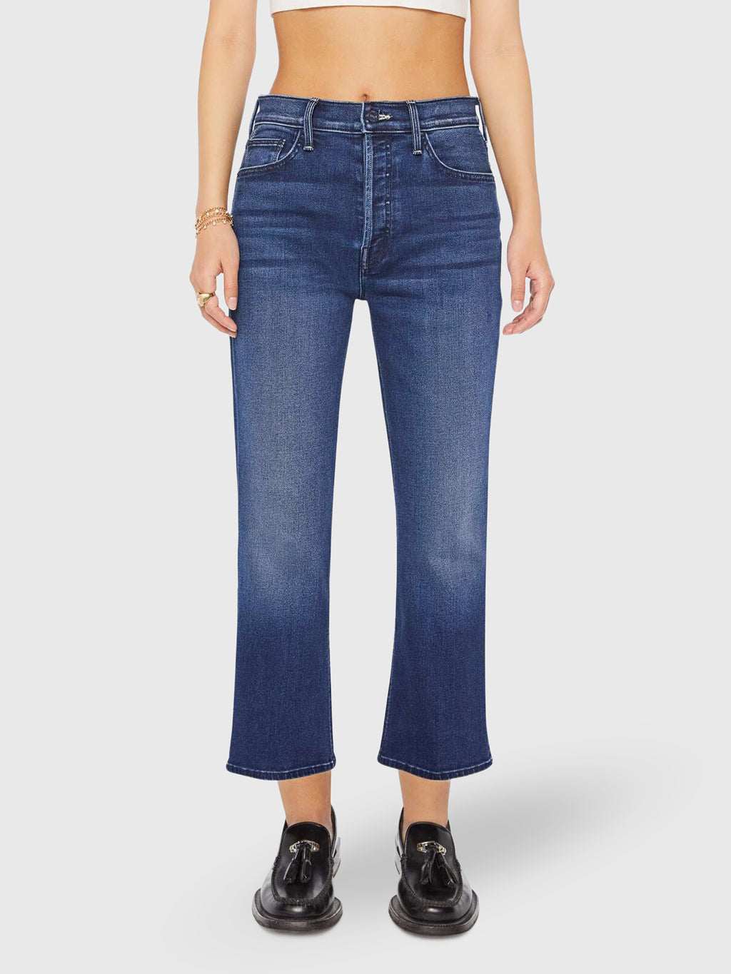 Mother Women's Petites The Lil' Tripper Ankle Jean - Saint Bernard