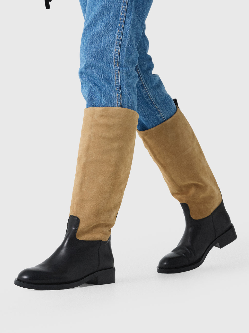 Black Suede Studio Women's Pace 40 Boot - Saint Bernard