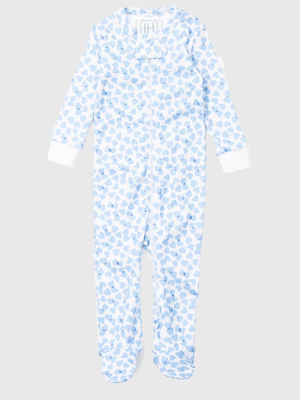Lila And Hayes Baby Parker Zipper Pajama - Saint Bernard