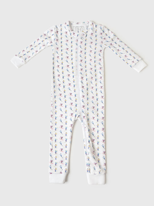 Lila And Hayes Baby Parker Zipper Pajama