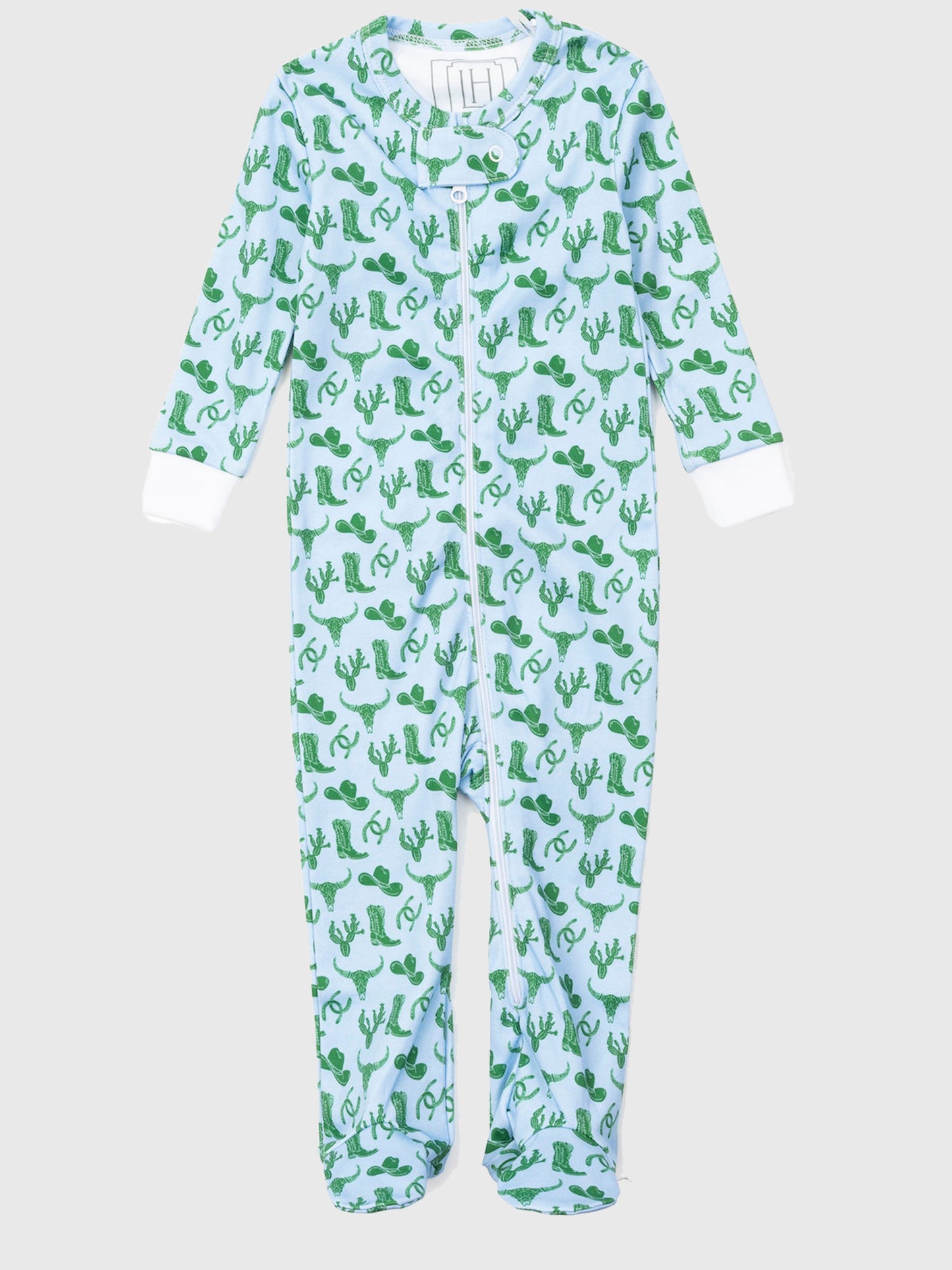 Lila And Hayes Baby Parker Zipper Pajama