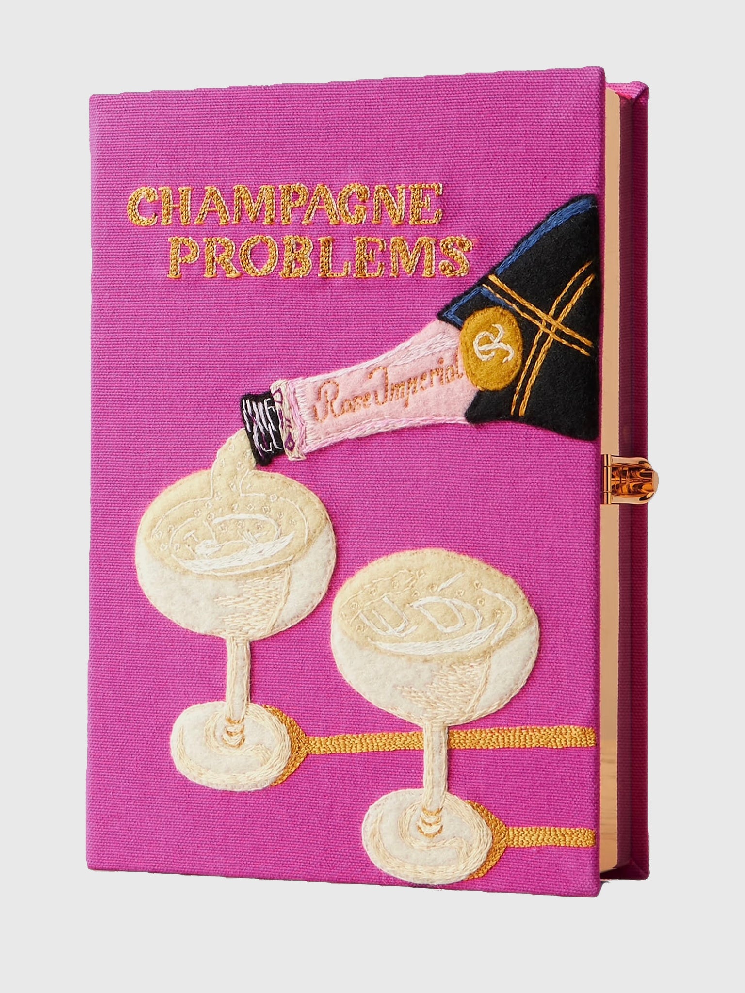 Olympia Le-Tan Champagne Problems Book Clutch - Saint Bernard