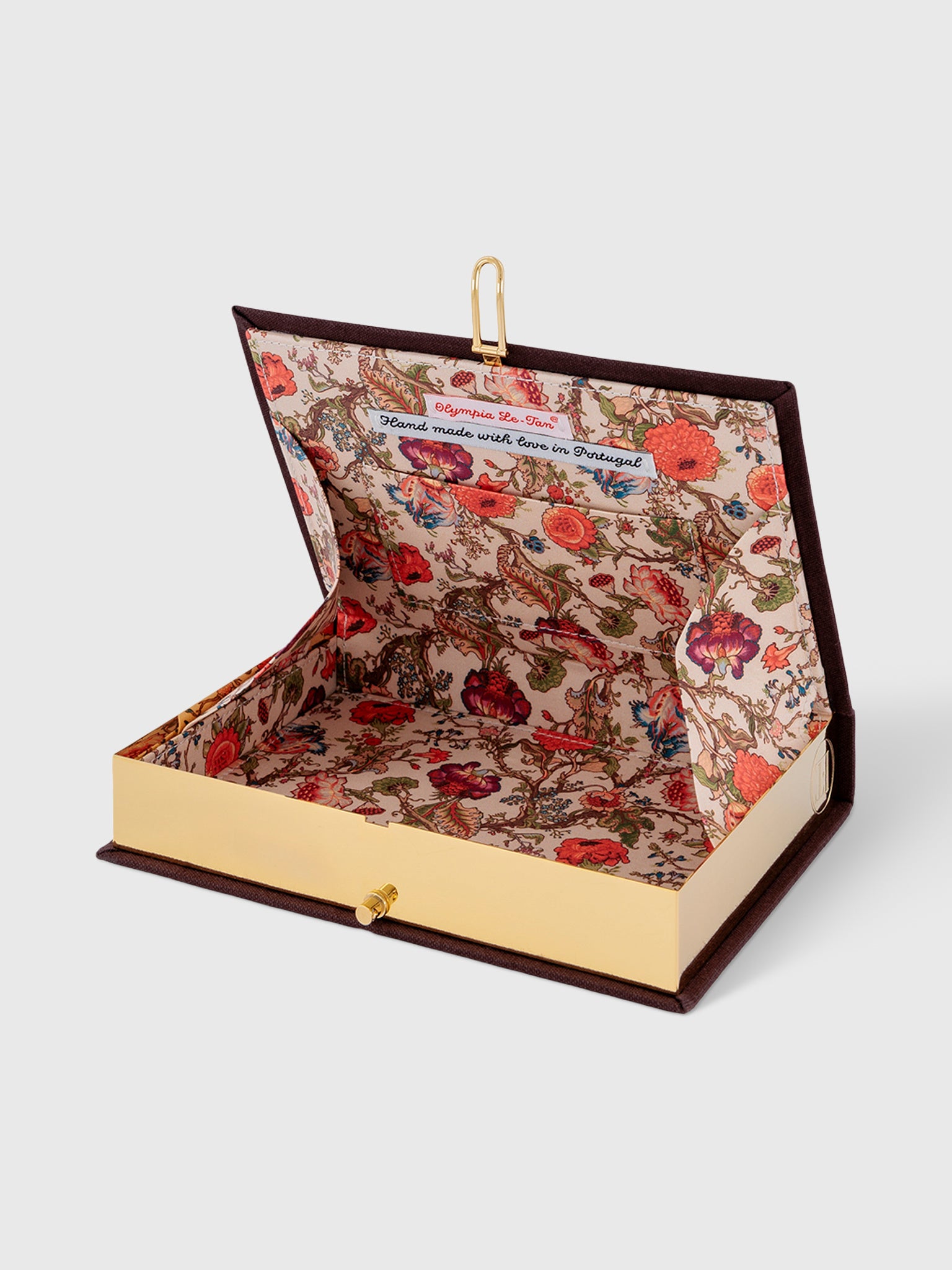 Olympia Le-Tan Let's Party Book Clutch - Saint Bernard