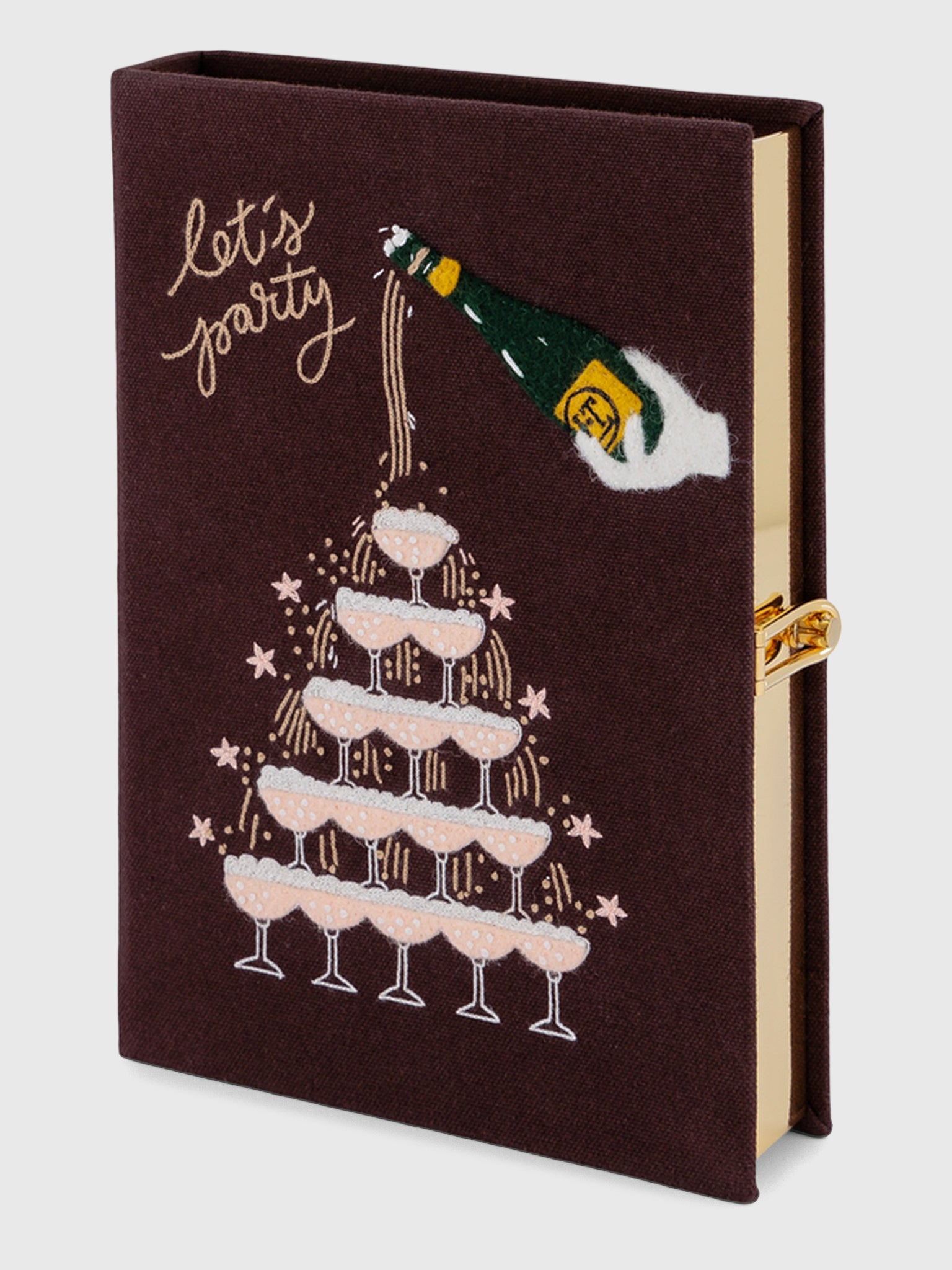 Olympia Le-Tan Let's Party Book Clutch - Saint Bernard