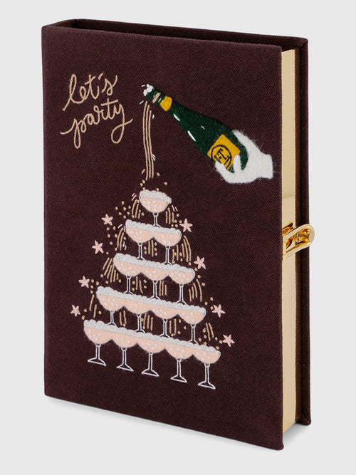 Olympia Le-Tan Let's Party Book Clutch