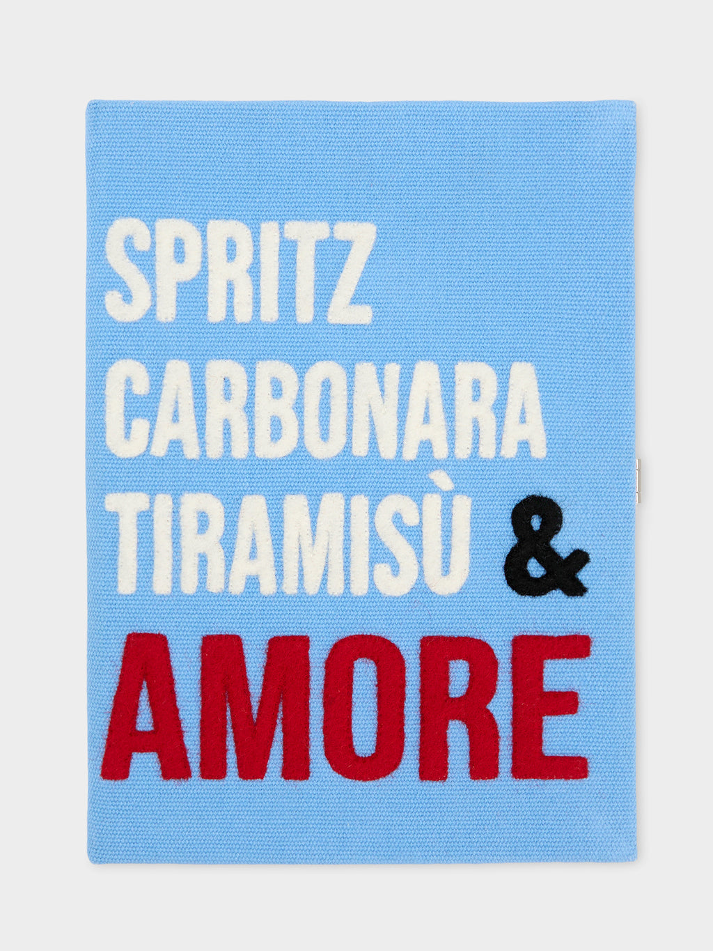 Olympia Le-Tan Spritz, Carbonara, Tiramisu & Amore Book Clutch - Saint Bernard