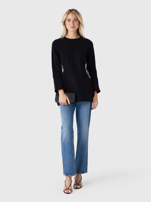 Chan Luu Women's Rib Cage Sweater - Saint Bernard