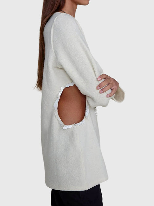 Chan Luu Women's Rib Cage Sweater - Saint Bernard