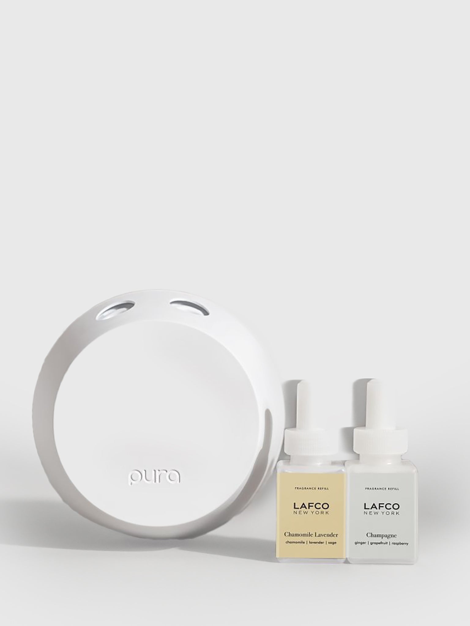 LAFCO Chamomile Lavender + Champagne Pura Smart Device Set - Saint Bernard