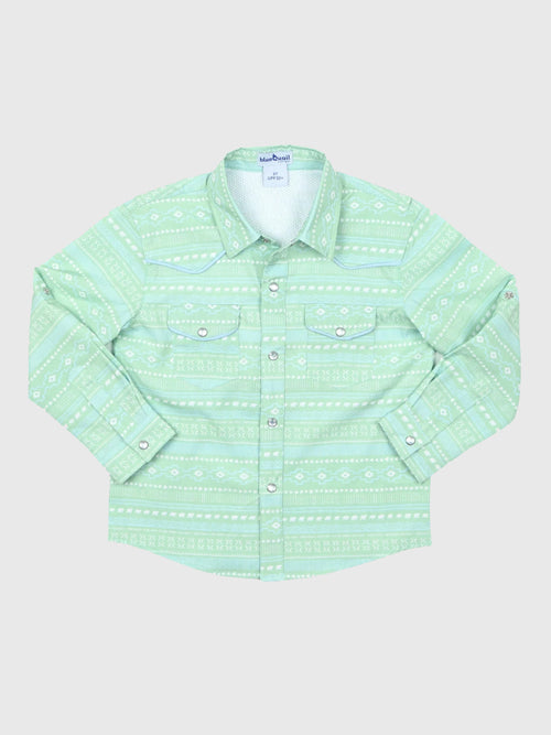 Blue Quail Boys' Pearl Snap Long Sleeve Shirt