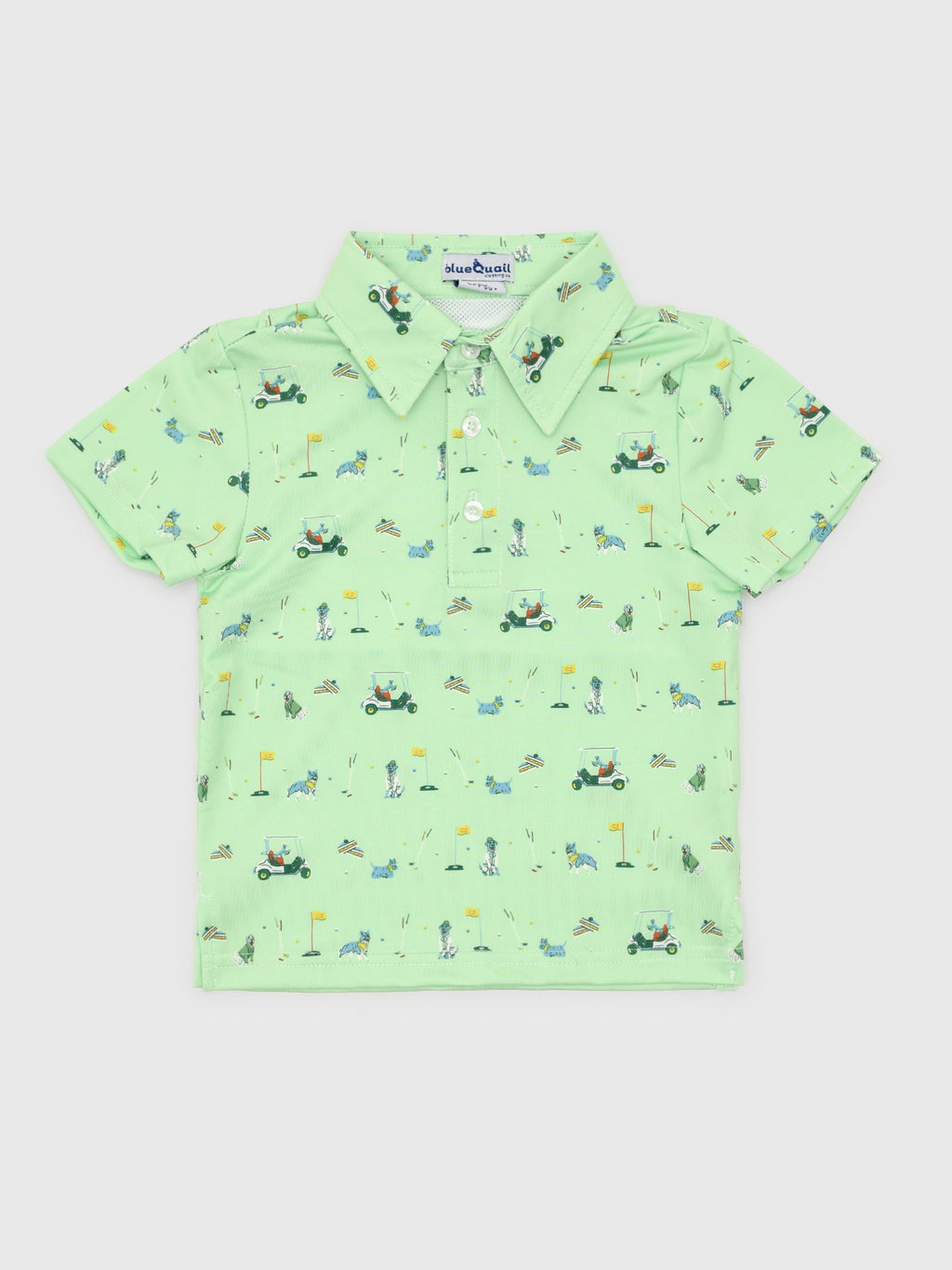 Blue Quail Boys' Short Sleeve Polo - Saint Bernard