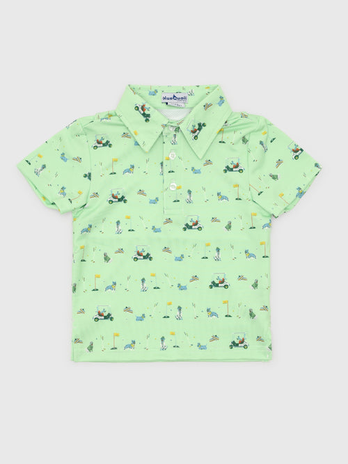 Blue Quail Boys' Short Sleeve Polo