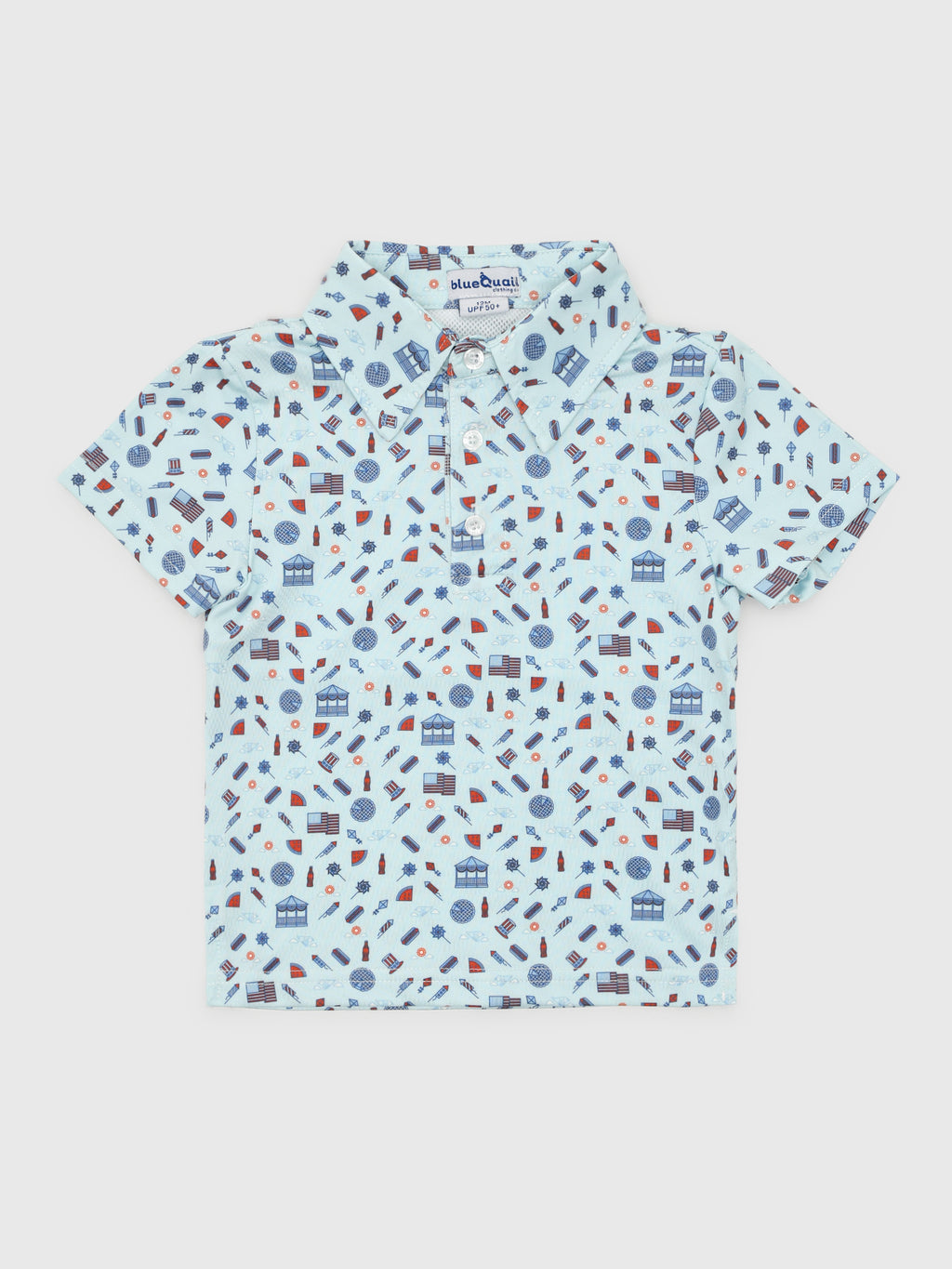 Blue Quail Boys' Short Sleeve Polo - Saint Bernard
