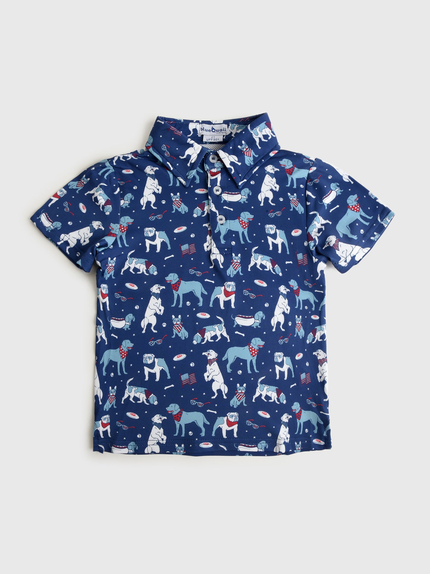 Blue Quail Boys' Short Sleeve Polo - Saint Bernard
