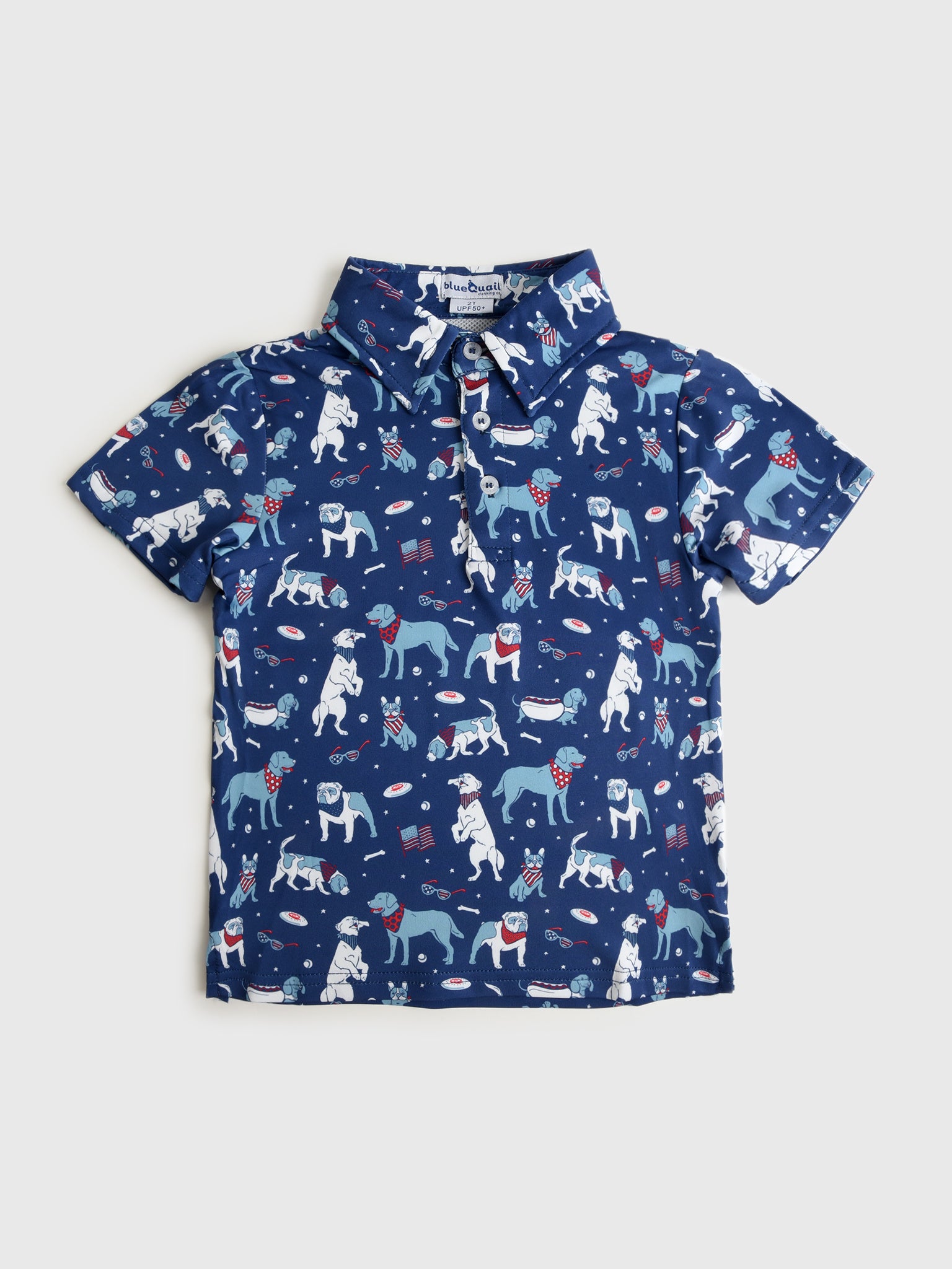 Blue Quail Boys' Short Sleeve Polo - Saint Bernard