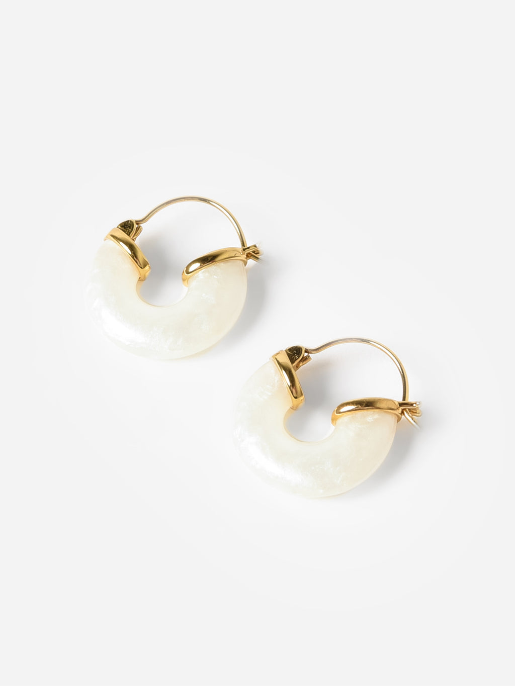 Anni Lu Women's Petit Swell Hoop Earrings - Saint Bernard