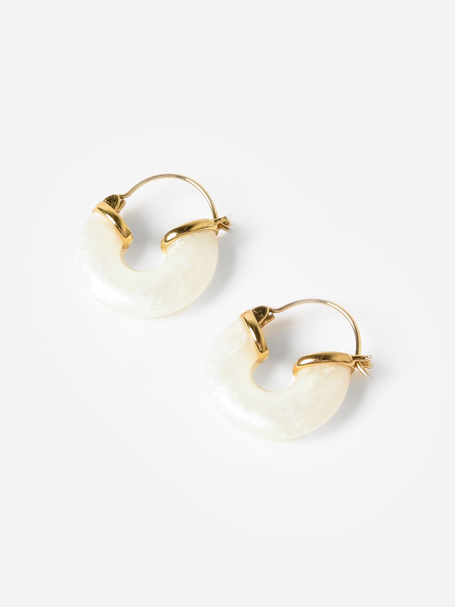 Anni Lu Women's Petit Swell Hoop Earrings - Saint Bernard