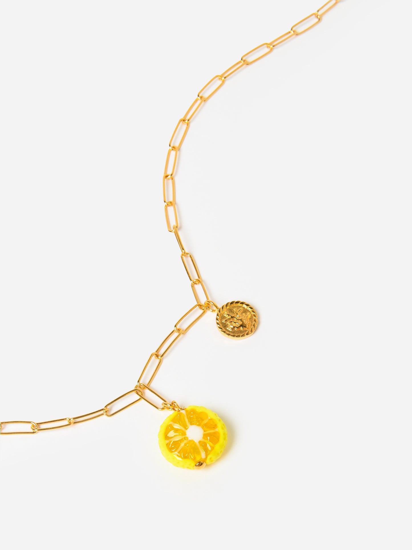 10 Deco Art Women's Lemon Pendant Necklace - Saint Bernard