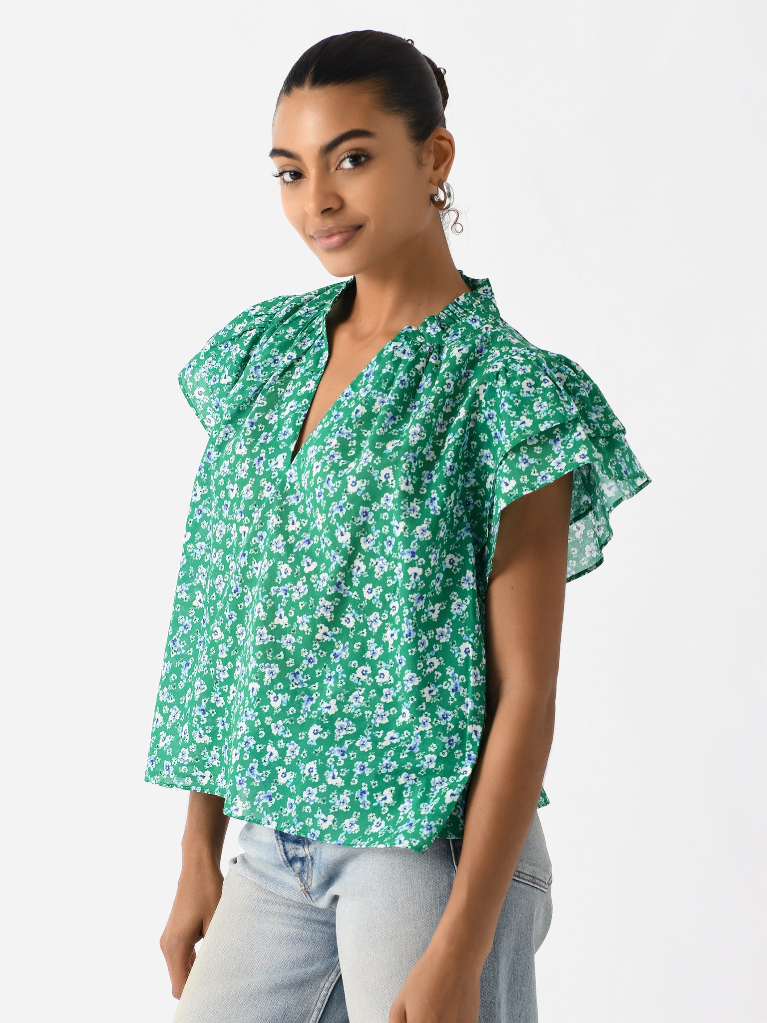 Velveteen Clover Girls Blouse main image 1